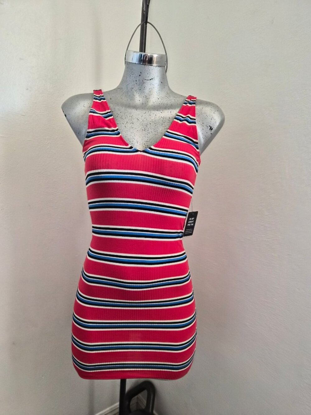 Express Striped Bodycon Dress